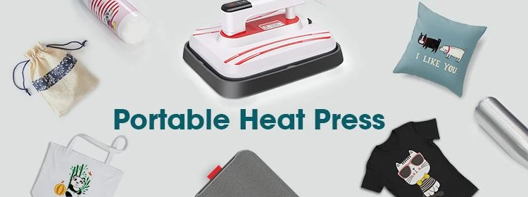 Portable heat press machine